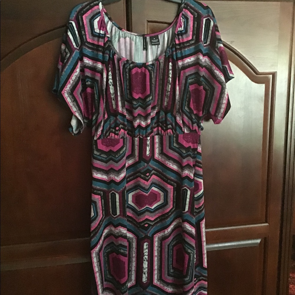 Multicolor Print Dress
